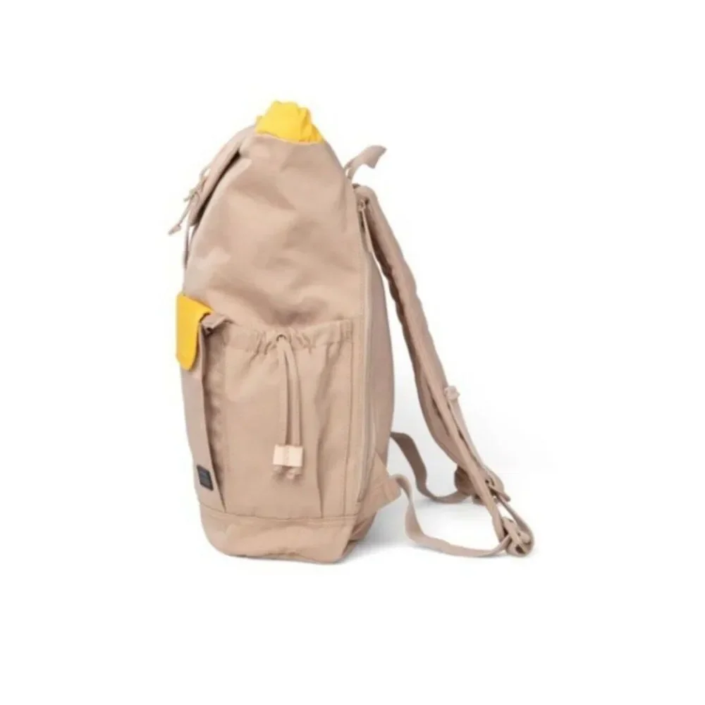 Pacific Mason Large Lieu Camel Butterscotch Travel Hiking Canvas Backpack NWT